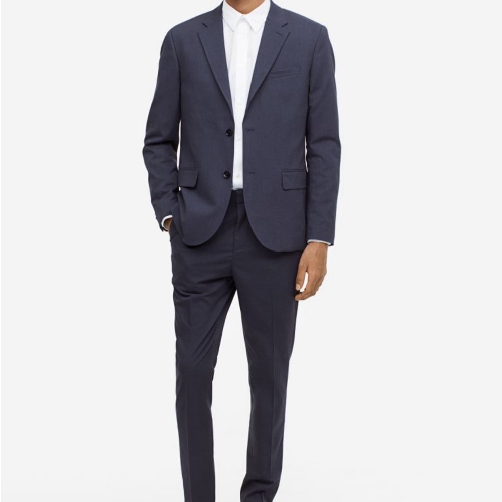 Slim-fit H&M suit.